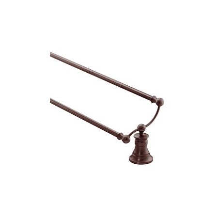Moen Oil Rubbed Bronze 24" Double Towel Bar YB9822ORB